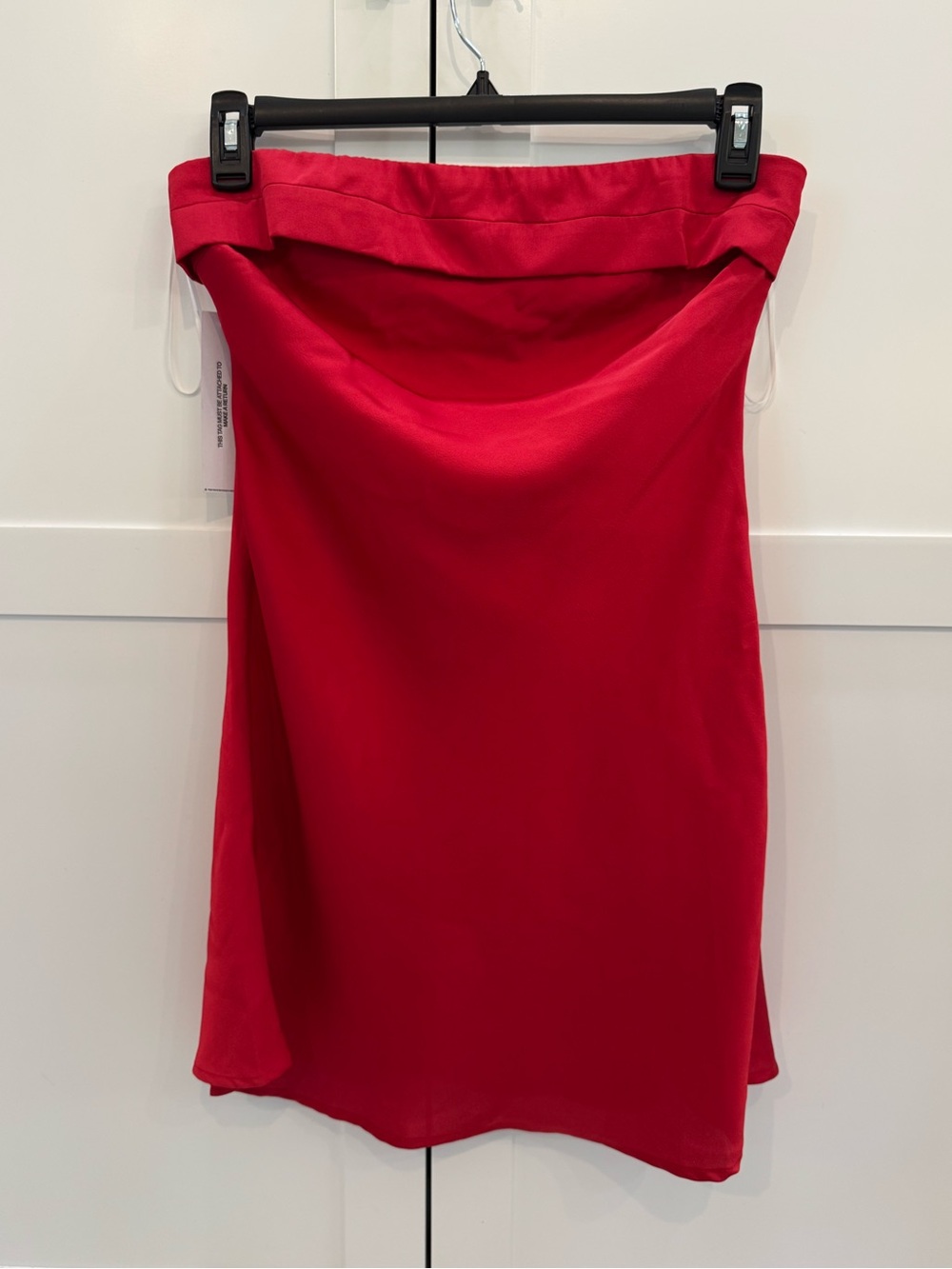Princess Polly Phillipa Mini Dress Red Satin Size 8 Strapless new